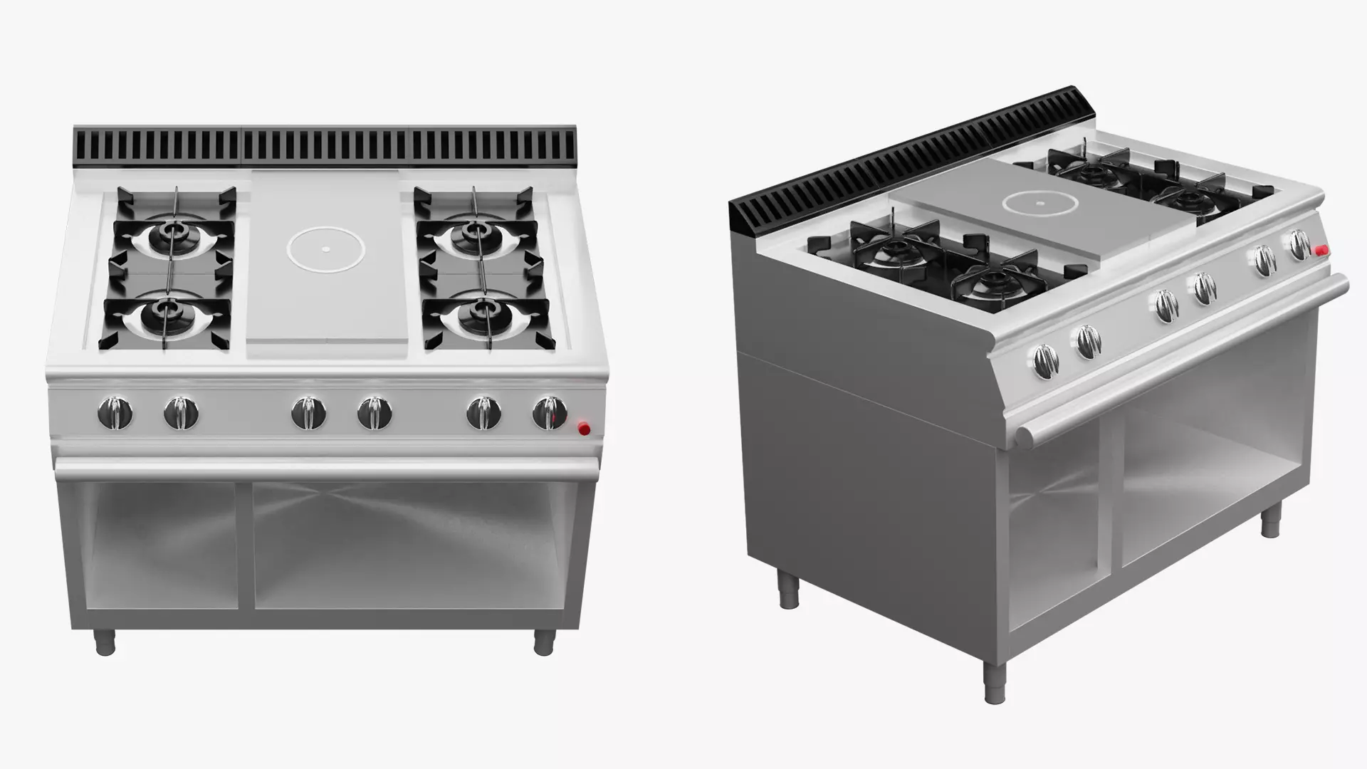Restaurant Gas Burner Stove 3D model