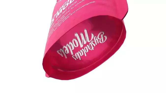 Stand-up Pouch Low-poly 3D model 7
