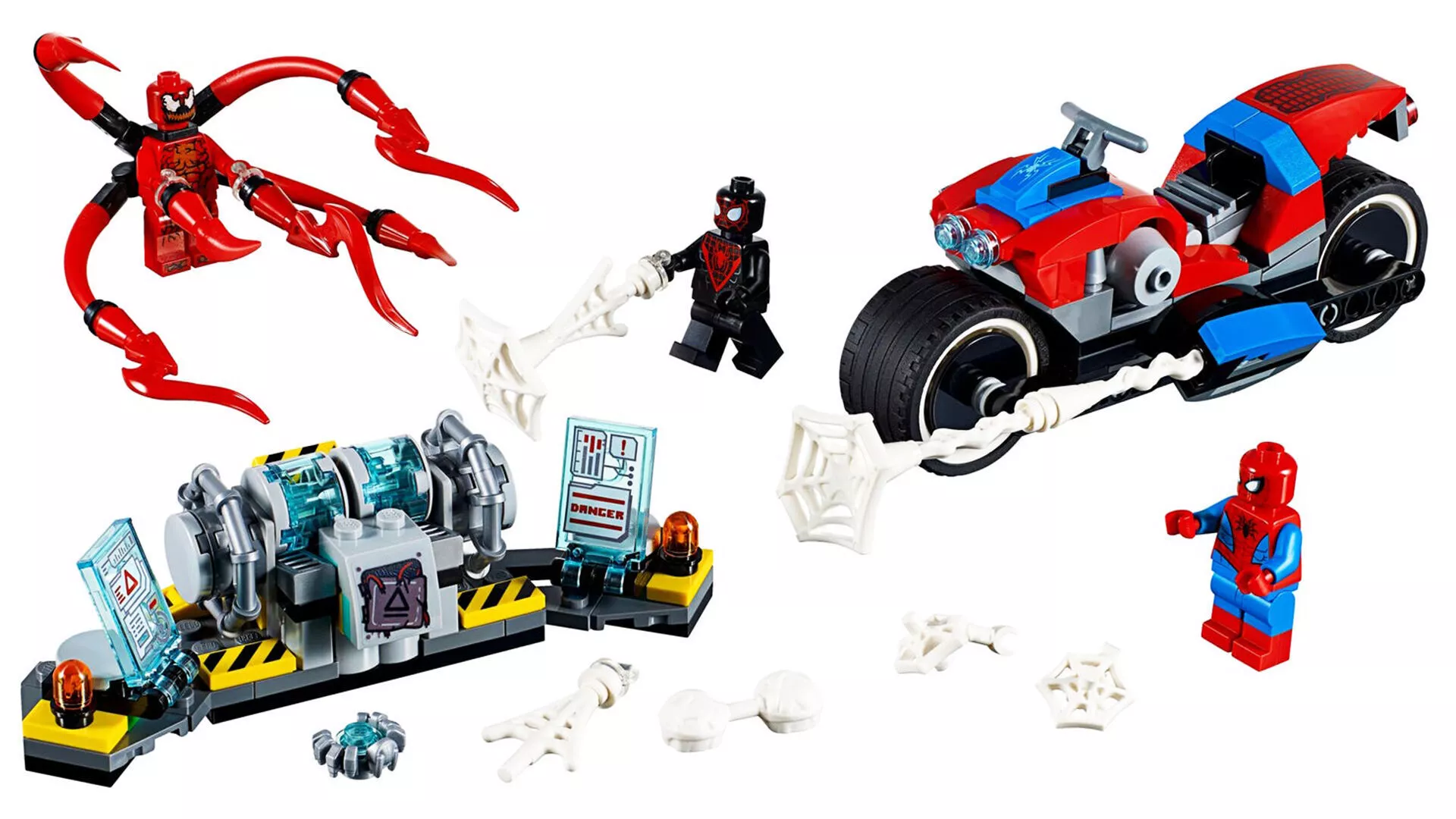 TwindBricks3D - 76113 Spider-Man Bike Rescue 3D print model