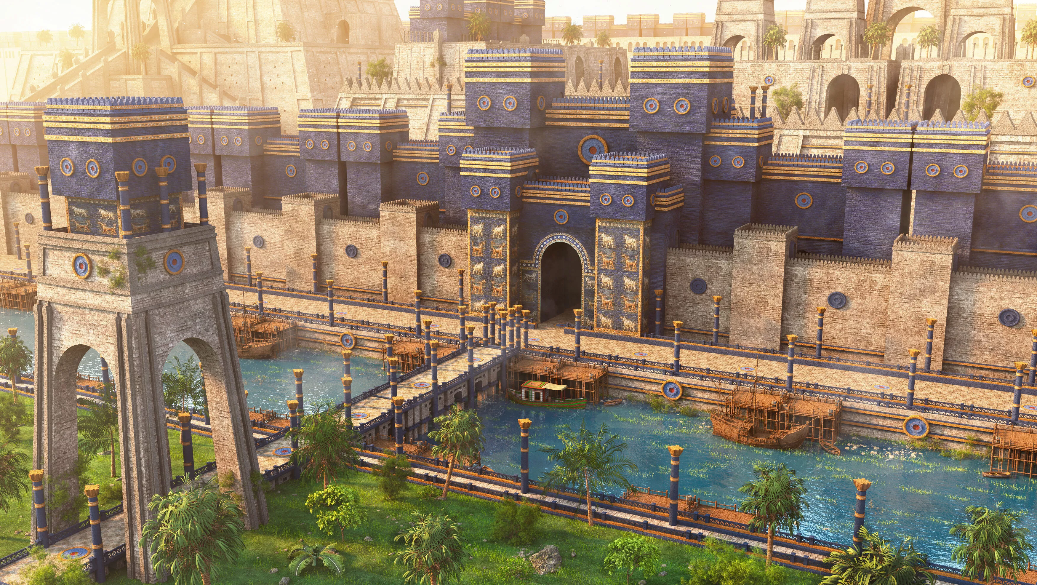 Ishtar Gate environment 3D model