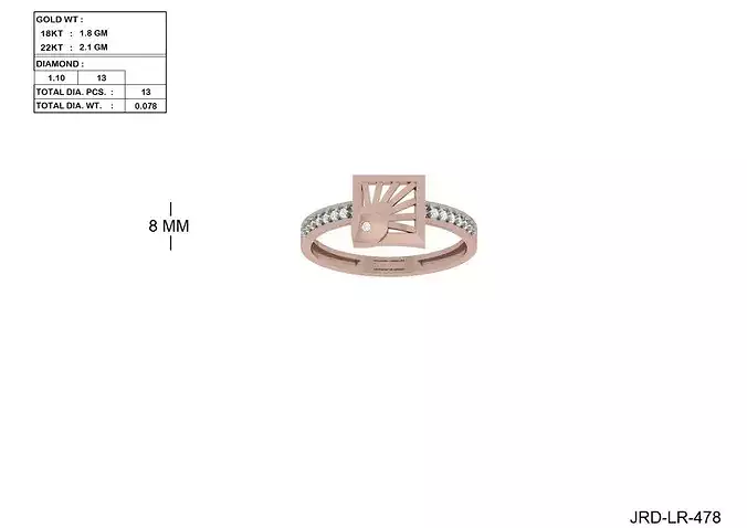 Ladies Ring Collection  120 Lightweight STL Files