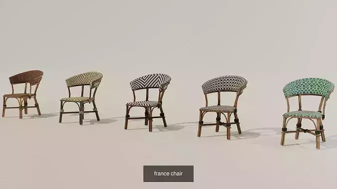 French Bistro Furniture Pack Authentic Paris Cafe Chairs Tables 6