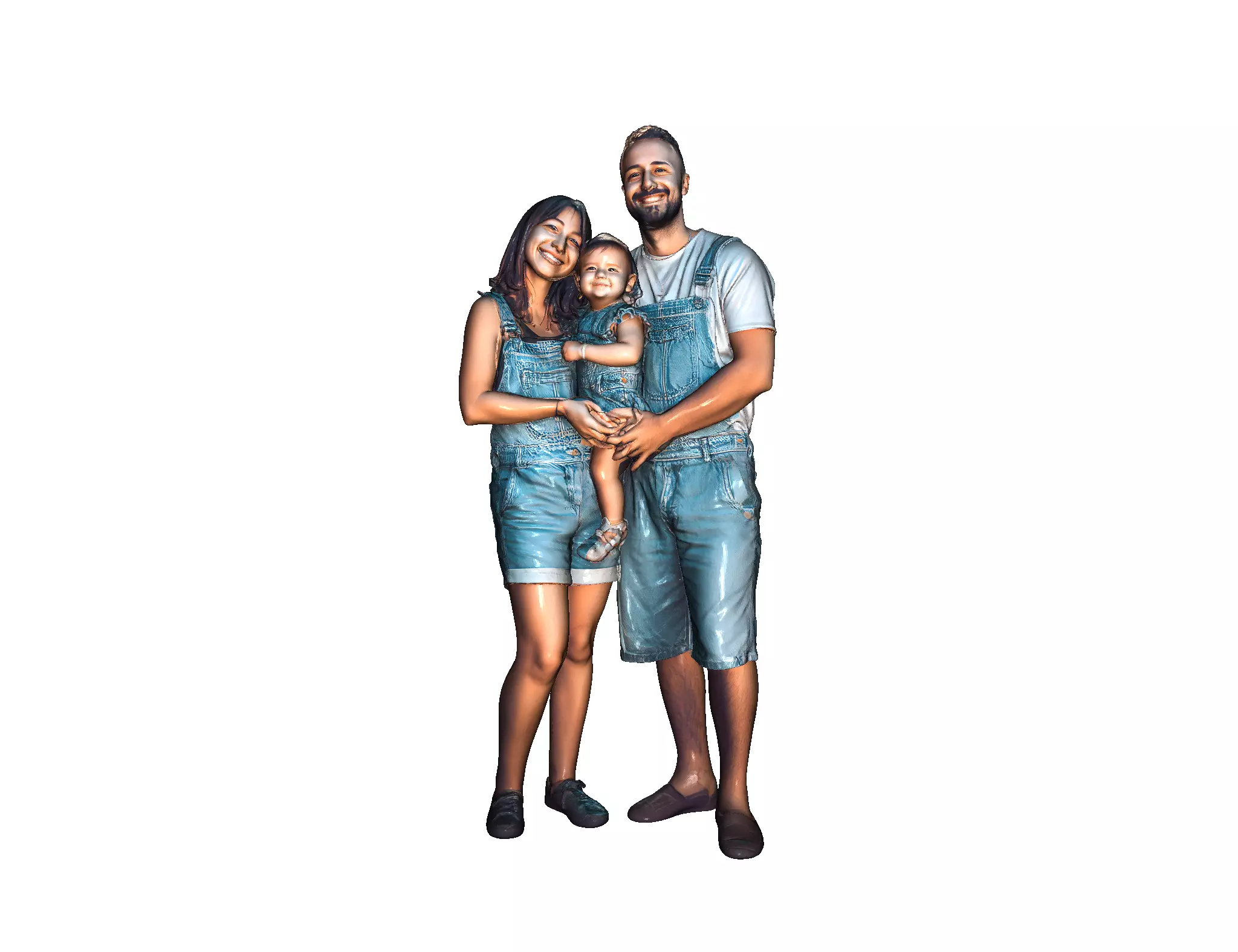 Family Portrait 3D model