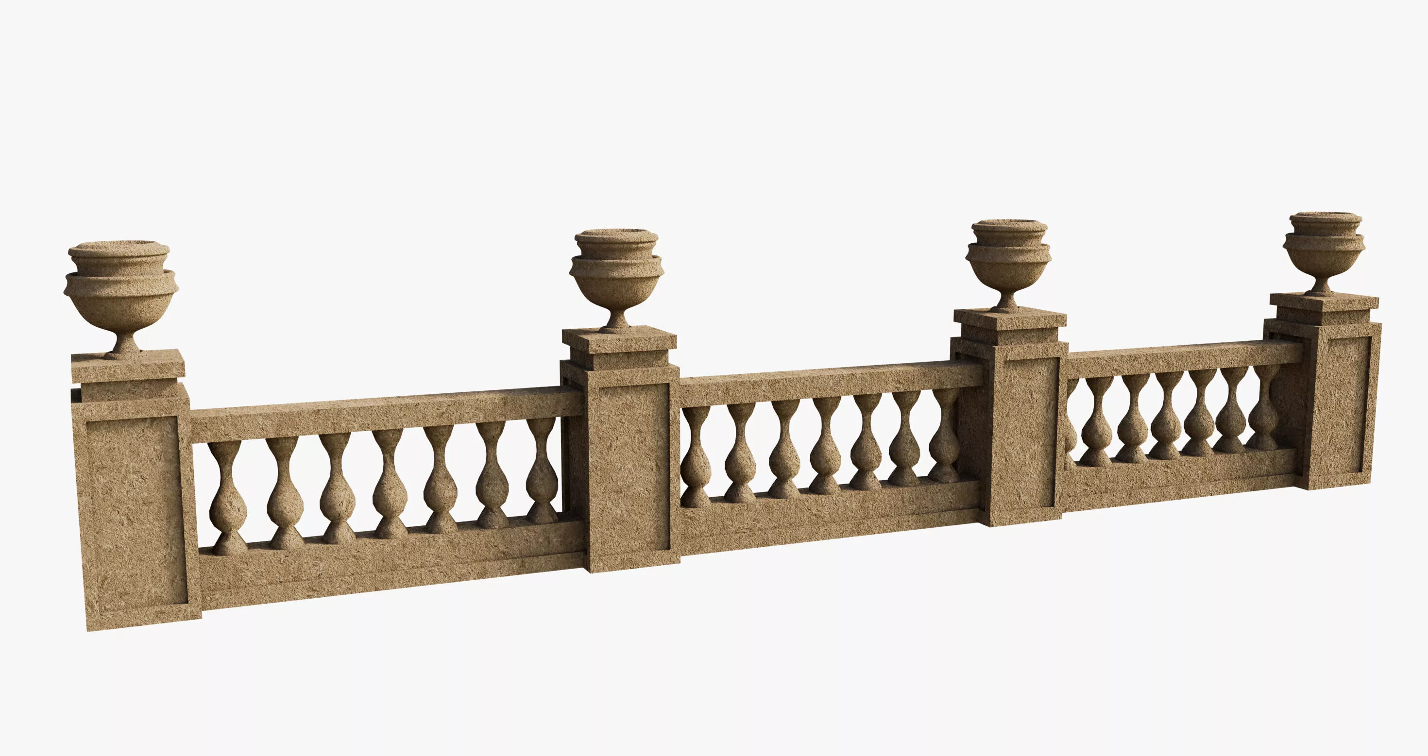 Free ancient fence Free 3D model