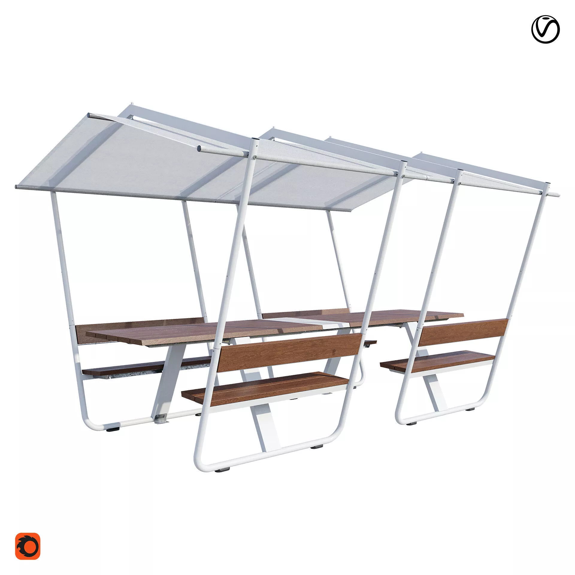 Extremis double Manille fixed shade with BLENDER file 3D model