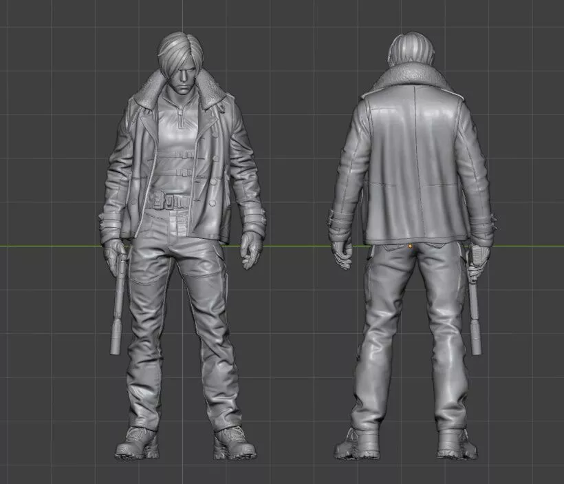 Leon S Kennedy - Resident Evil Requiem Free 3D print model