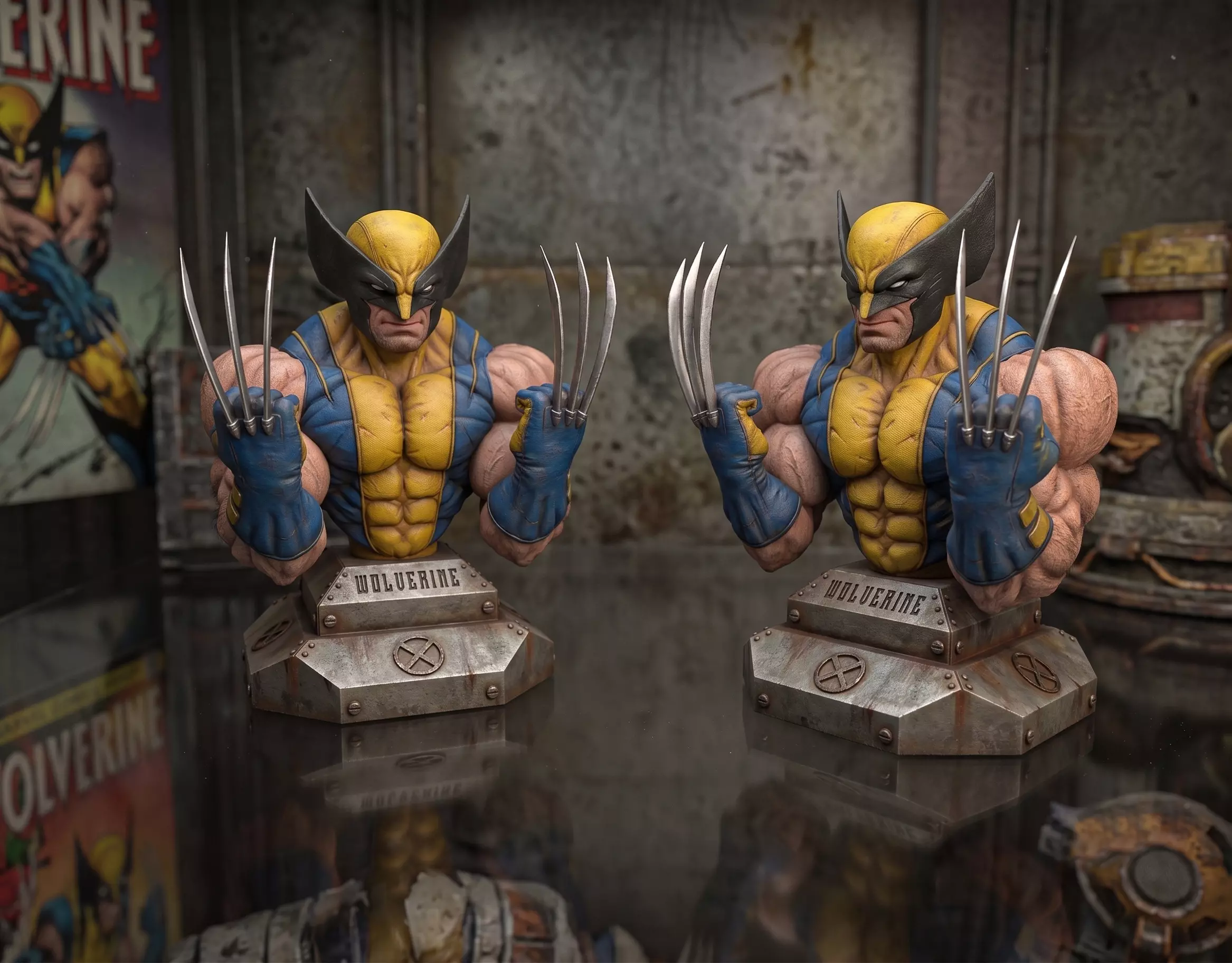 Action Figure Wolverine 07 3D print model