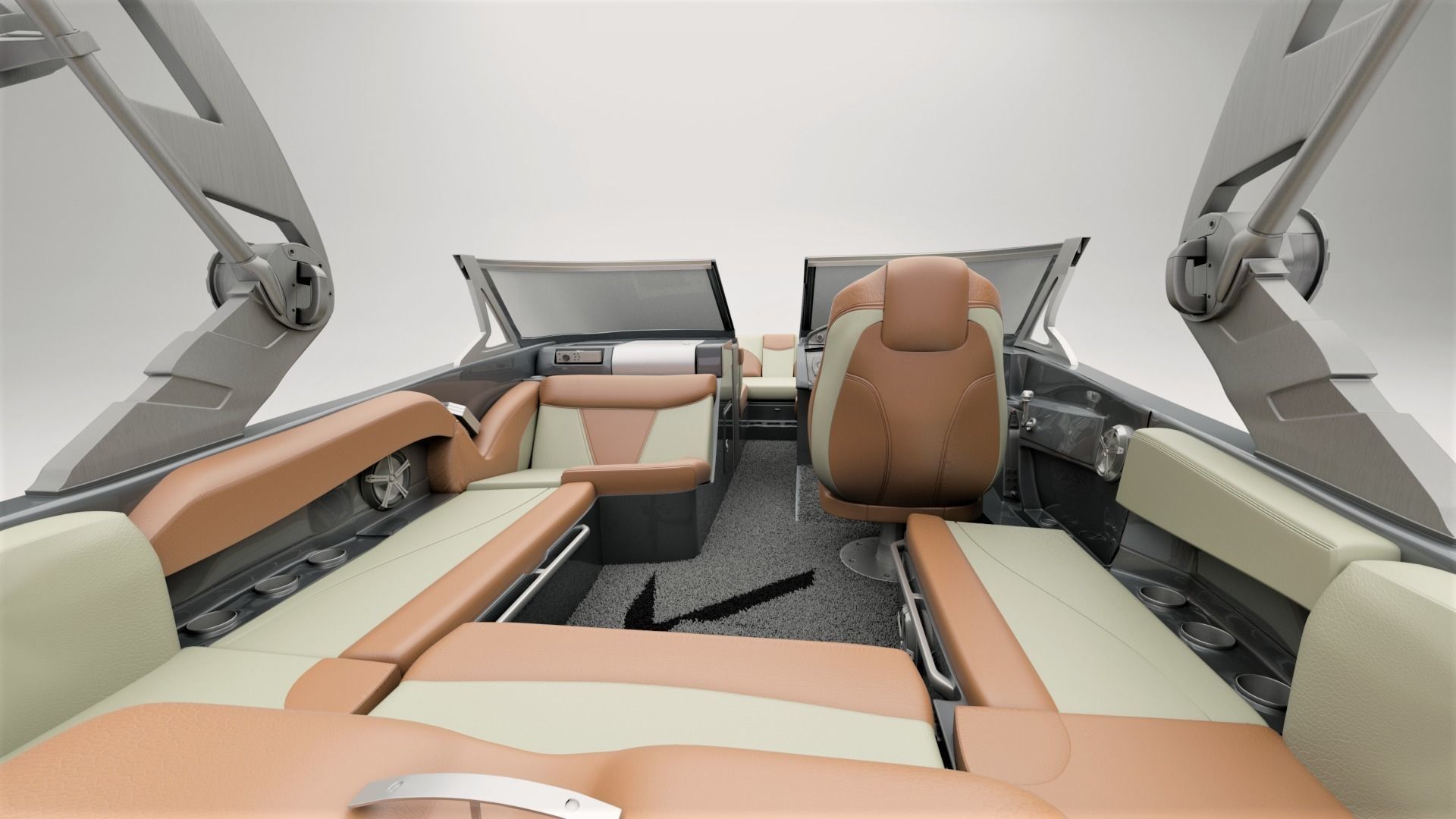 MasterCraft X20 Wakeboard Boat 3D model_2