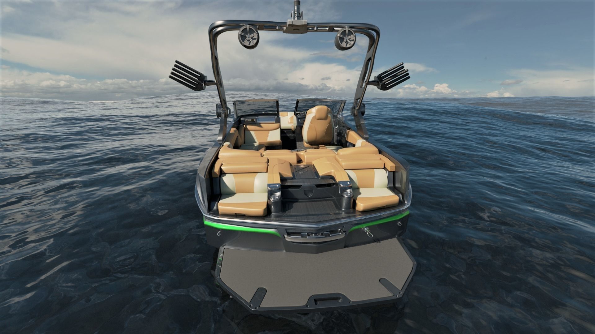 MasterCraft X20 Wakeboard Boat 3D model_5