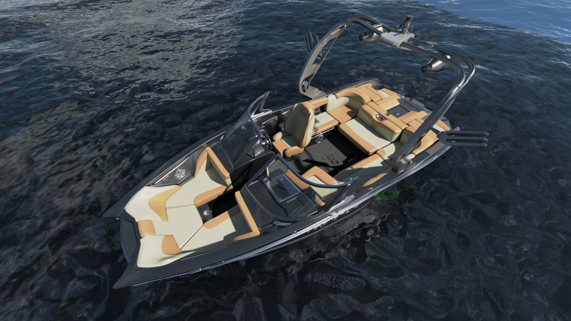 MasterCraft X20 Wakeboard Boat 3D model_6
