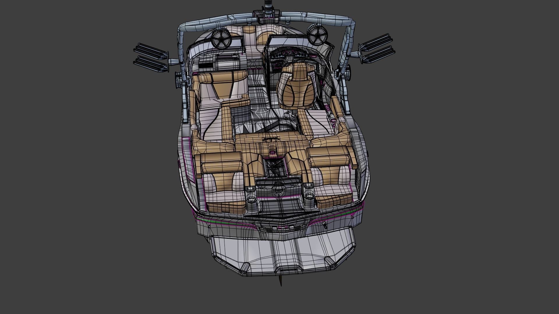 MasterCraft X20 Wakeboard Boat 3D model_14