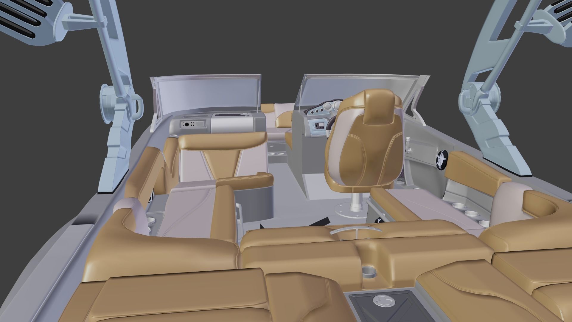 MasterCraft X20 Wakeboard Boat 3D model_10