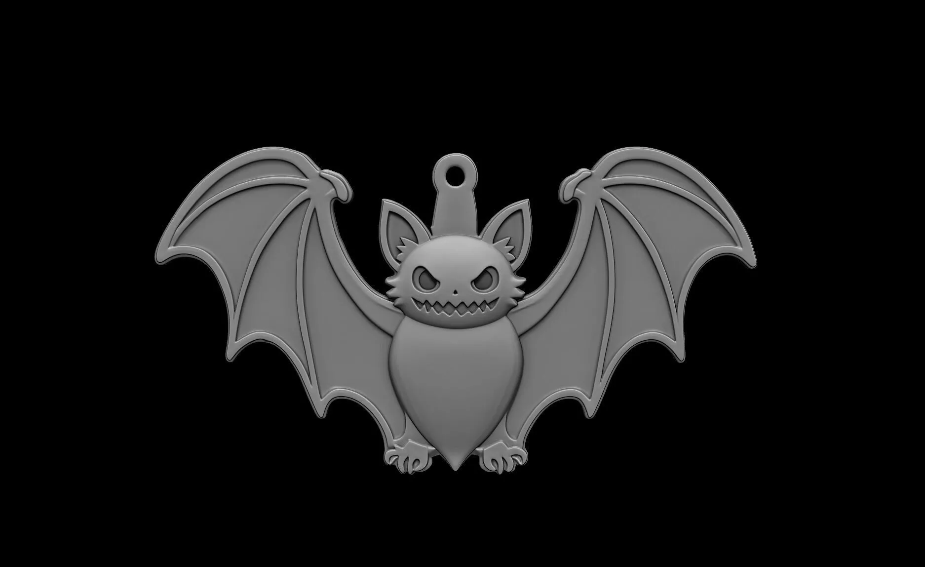Free Halloween Bat Wall Decor STL Free 3D print model