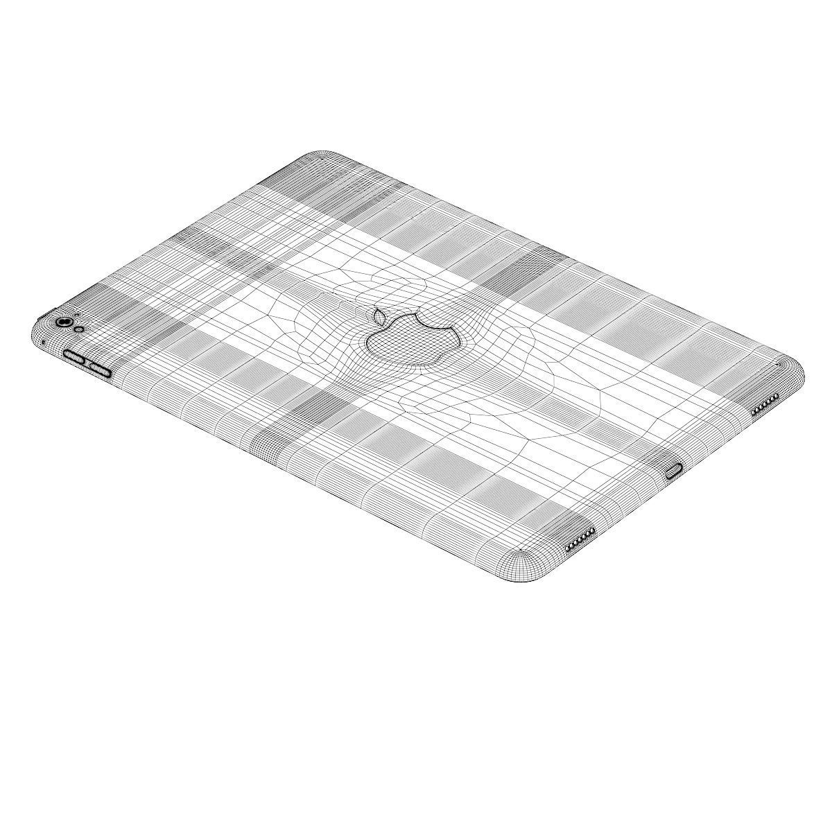 iPad Pro 10 Dark Grey 3D model_3