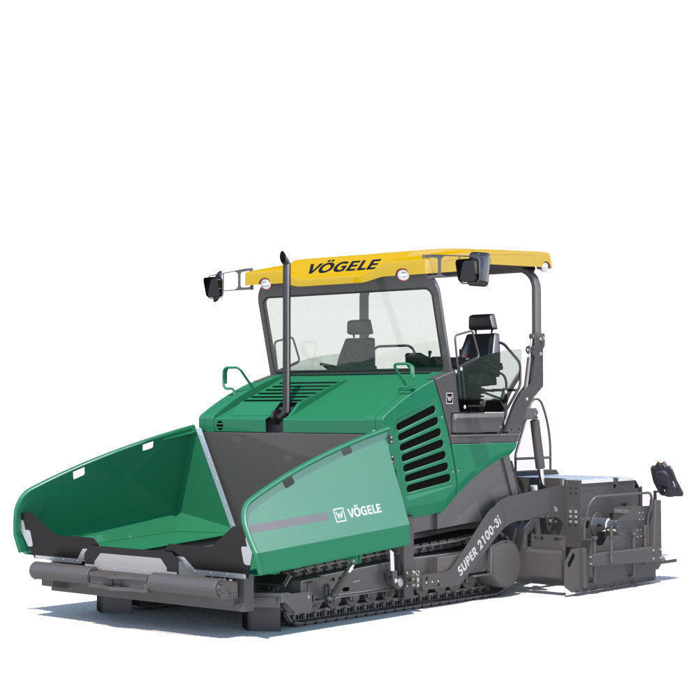 Paving Machines Collection 3D model_14
