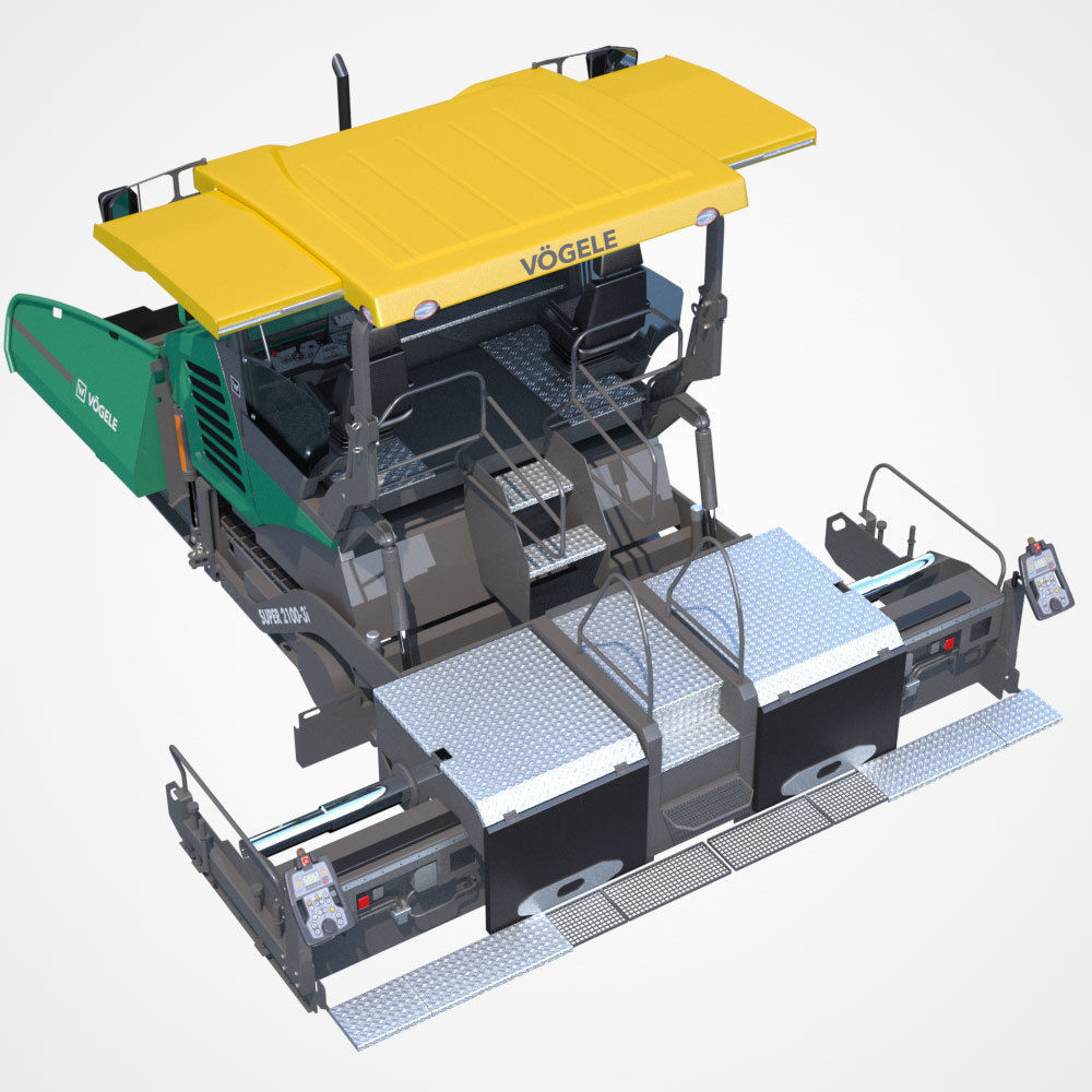 Paving Machines Collection 3D model_20