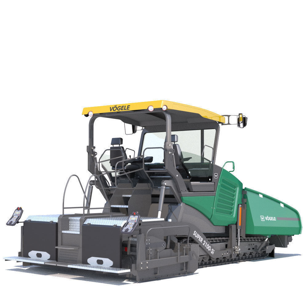 Paving Machines Collection 3D model_16