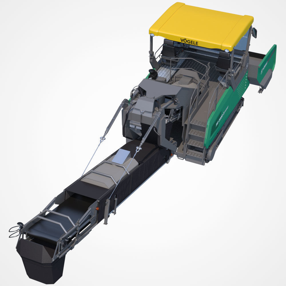 Paving Machines Collection 3D model_31