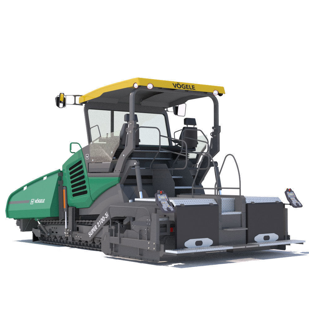 Paving Machines Collection 3D model_17