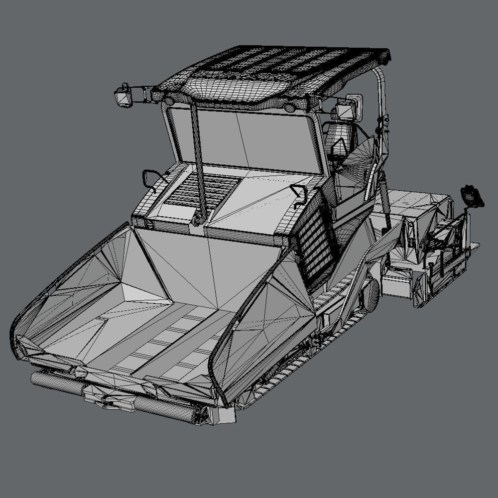 Paving Machines Collection 3D model_18