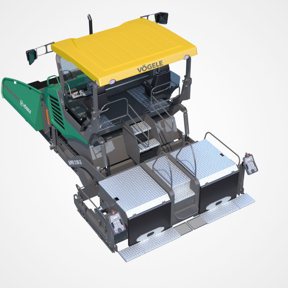 Paving Machines Collection 3D model_21