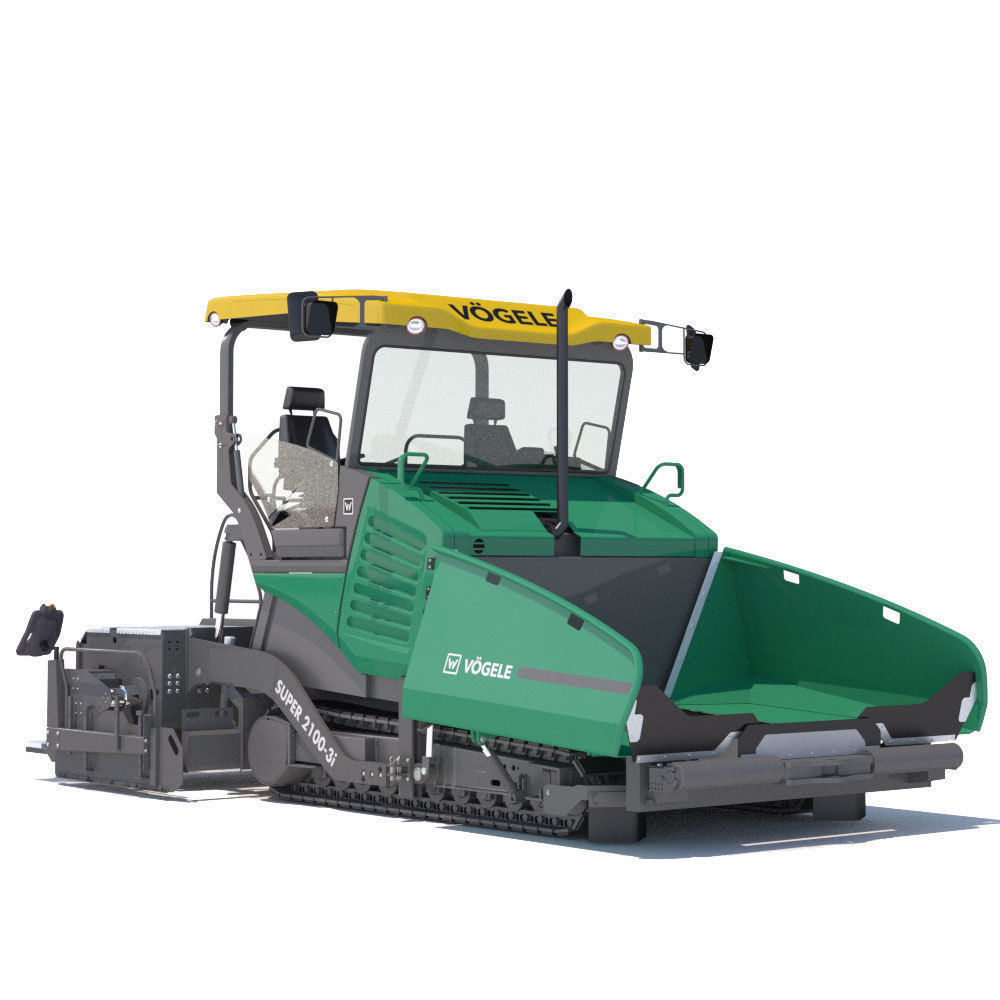 Paving Machines Collection 3D model_15