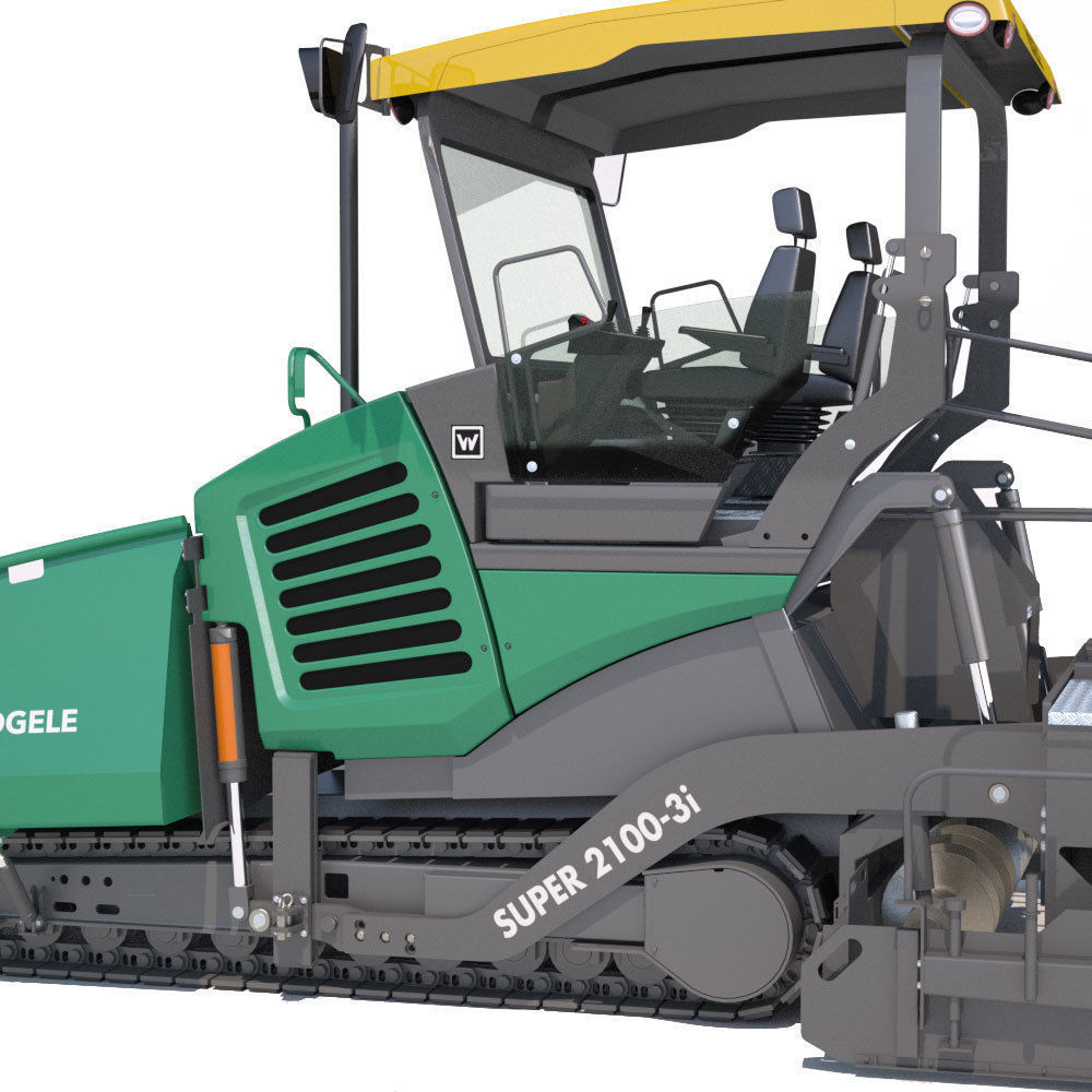 Paving Machines Collection 3D model_26