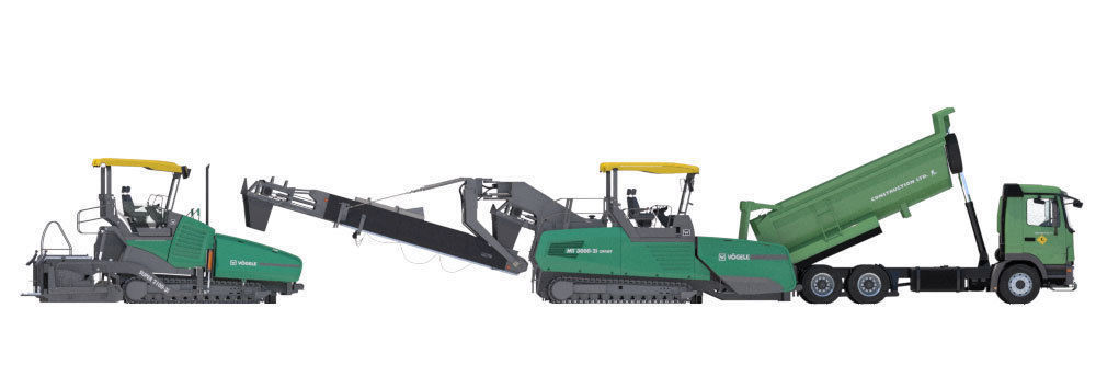 Paving Machines Collection 3D model_1