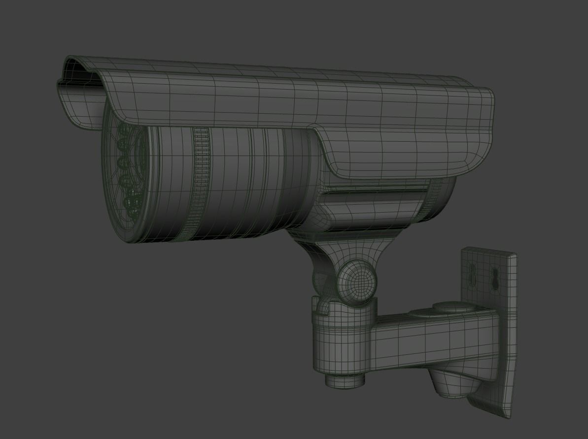 security camera cctv 3D model_3