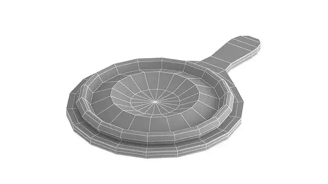 Pizza mushroom cheese delicious 3D model 7