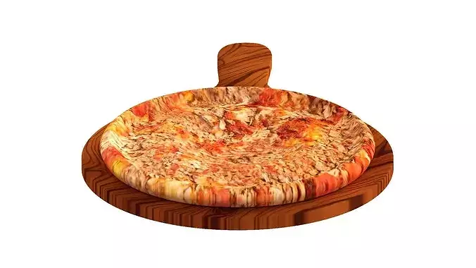 Pizza Tonno 3D model 5