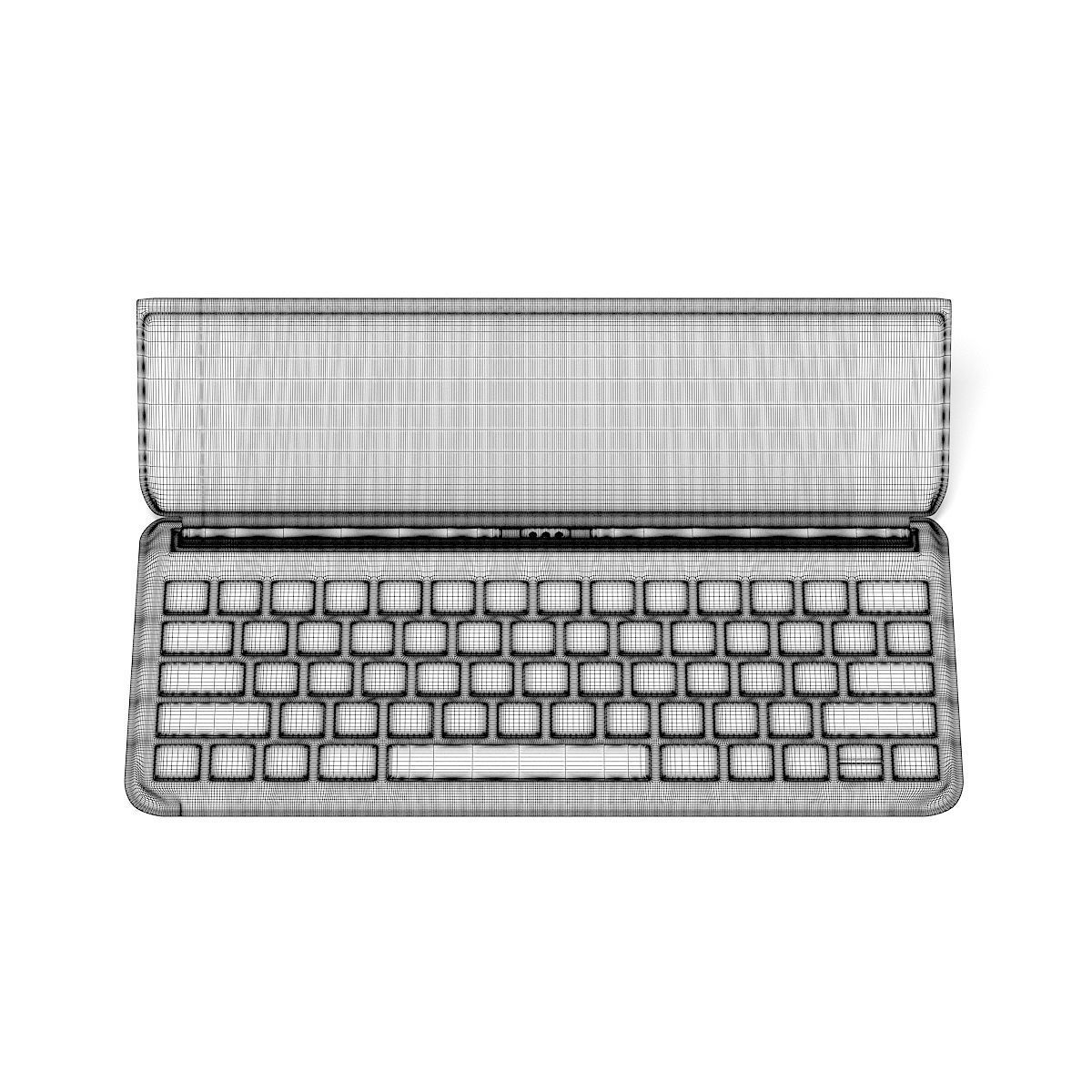iPad Keyboard 10 3D model_1