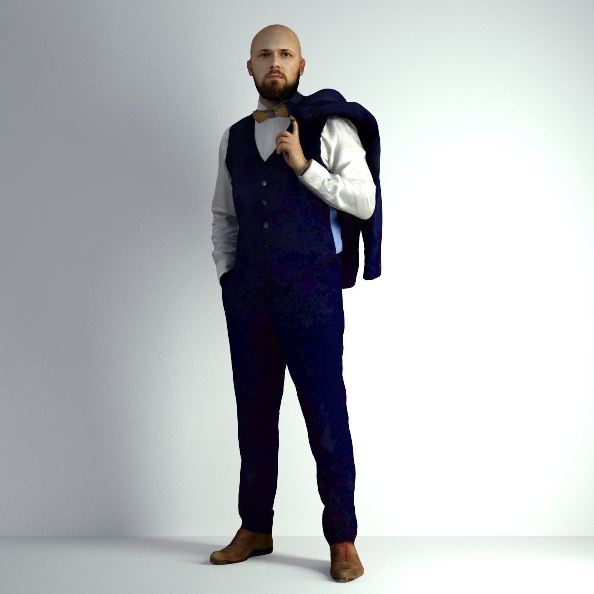 3D Scan Man Night Suit 012 3D model_42