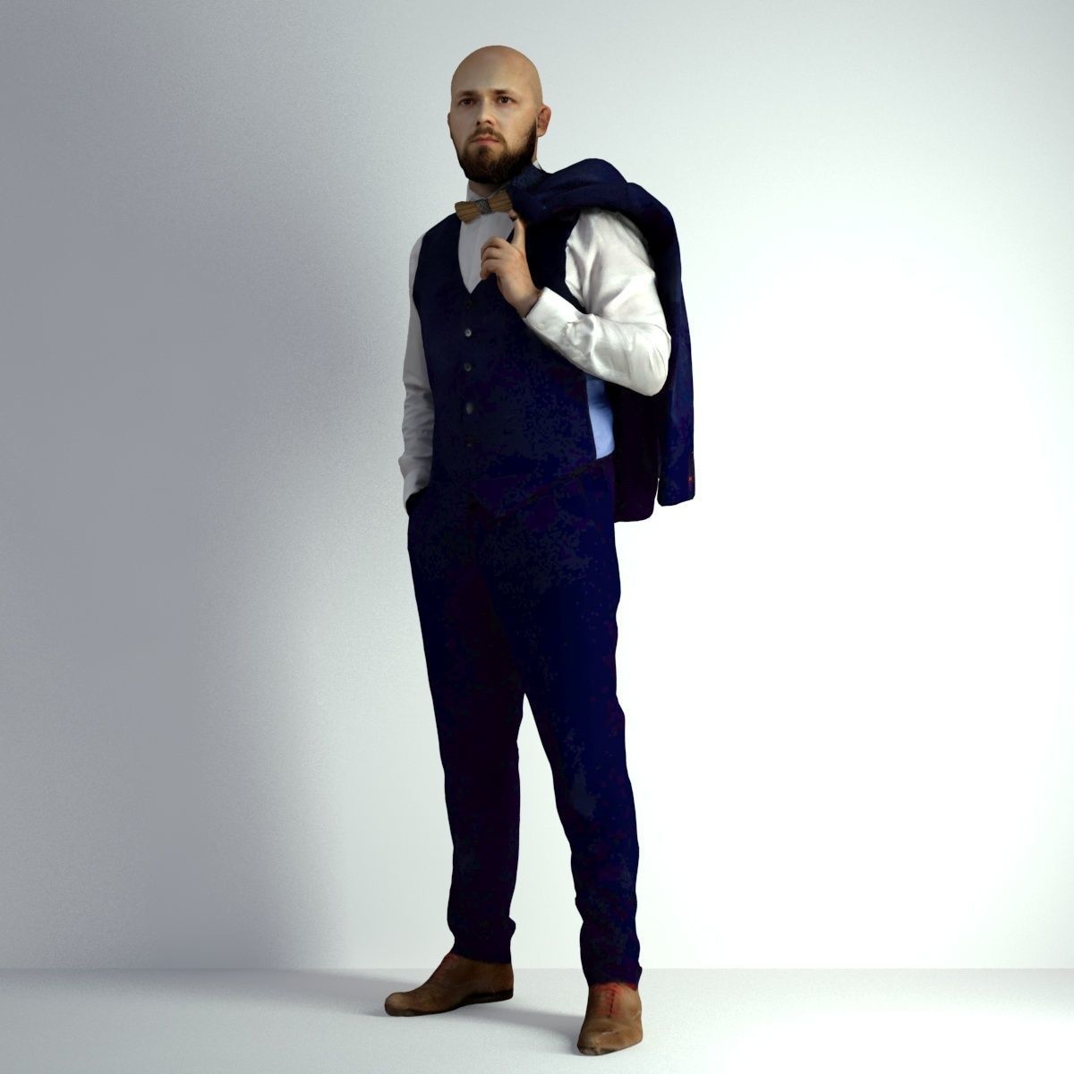 3D Scan Man Night Suit 012 3D model_41