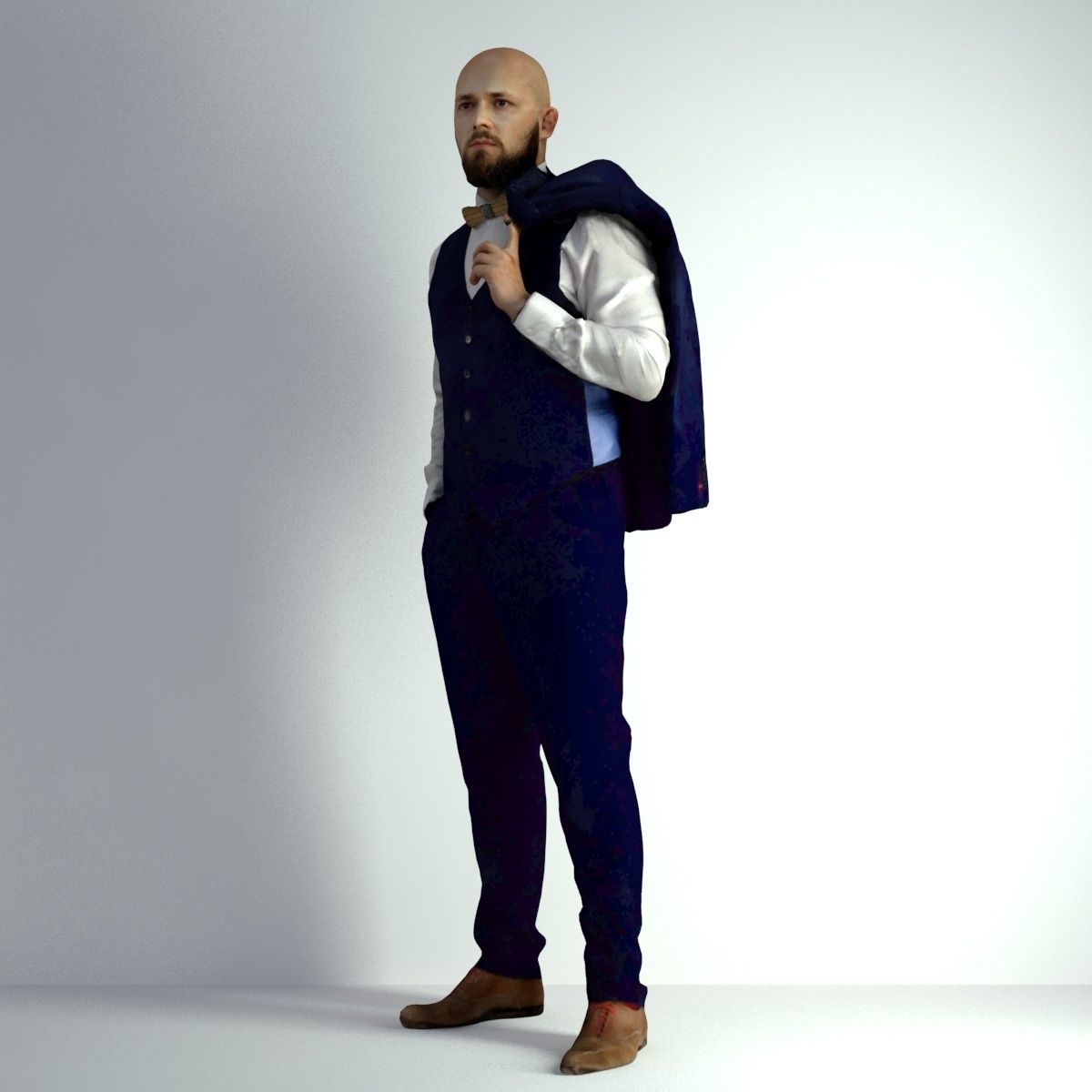 3D Scan Man Night Suit 012 3D model_40