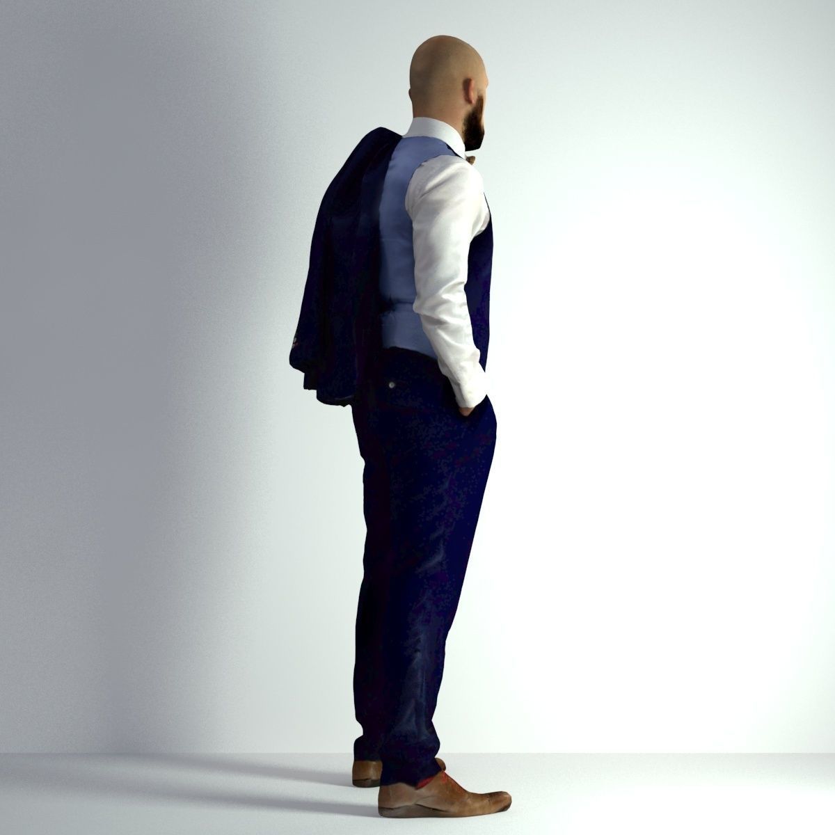 3D Scan Man Night Suit 012 3D model_20