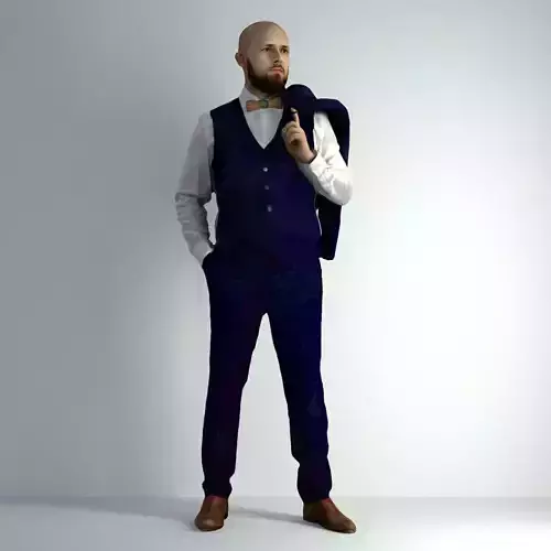 3D Scan Man Night Suit 012