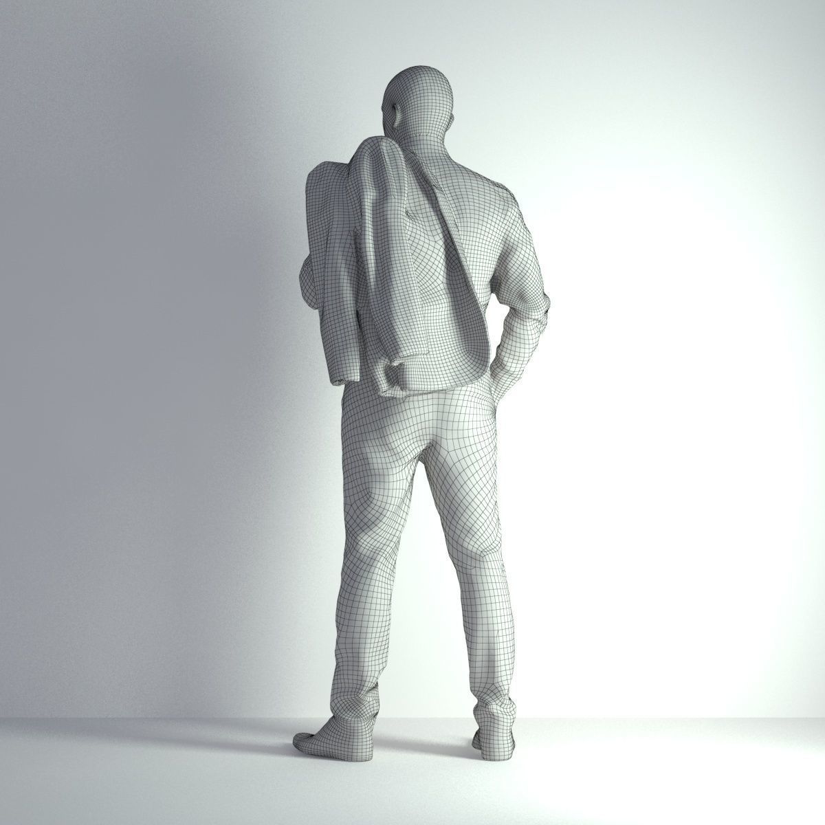3D Scan Man Night Suit 012 3D model_3