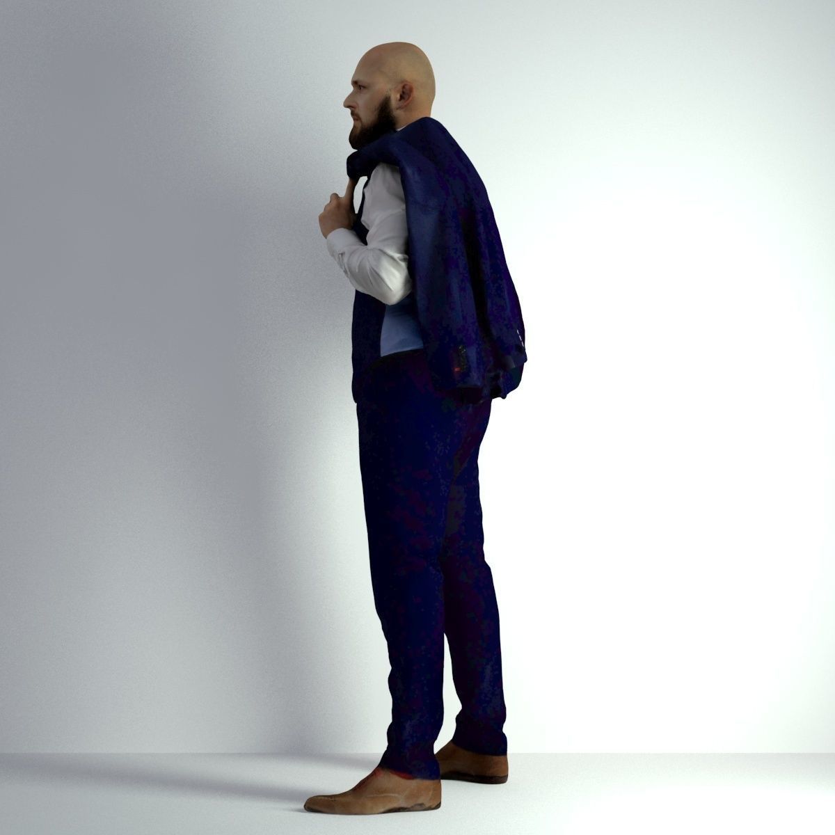 3D Scan Man Night Suit 012 3D model_34