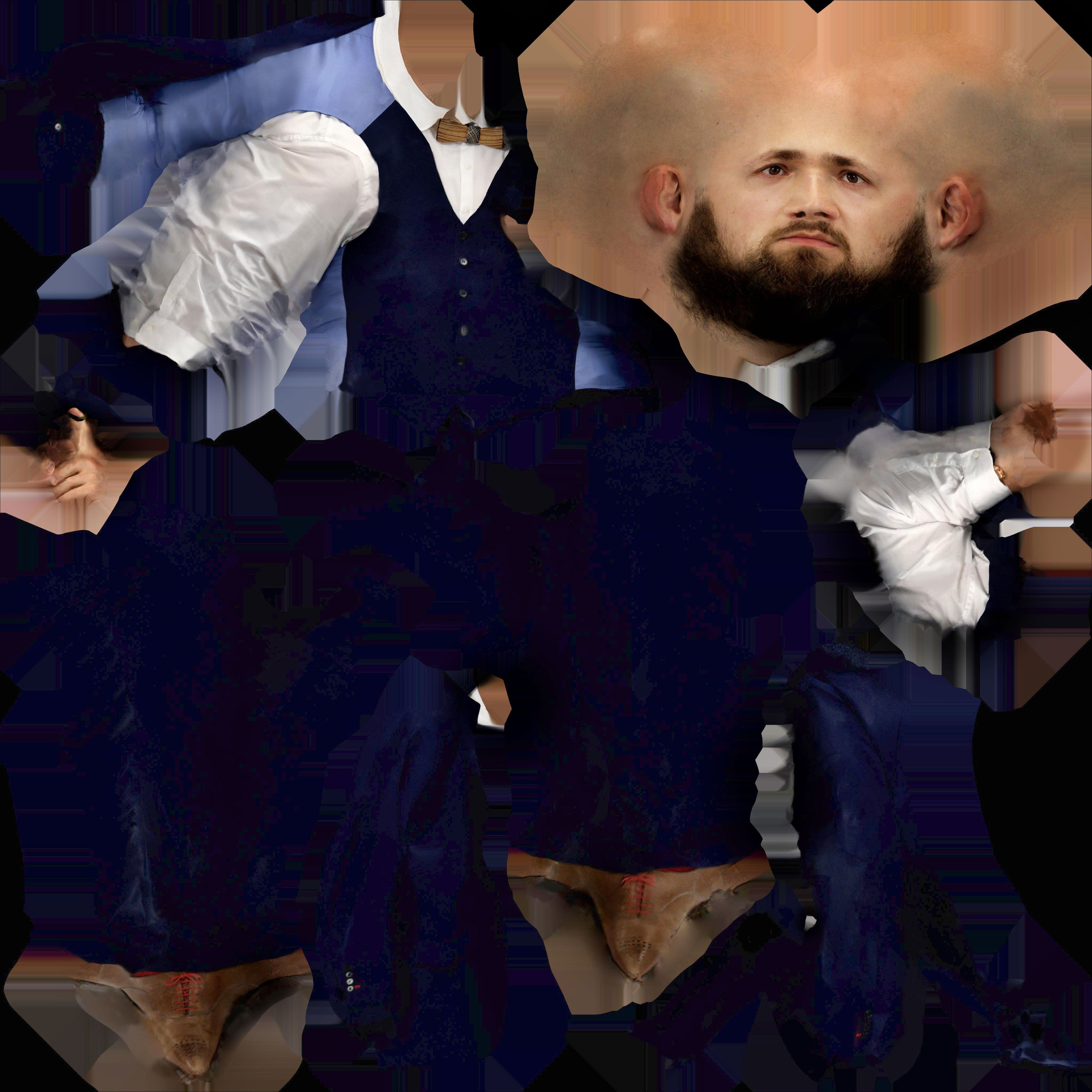 3D Scan Man Night Suit 012 3D model_8