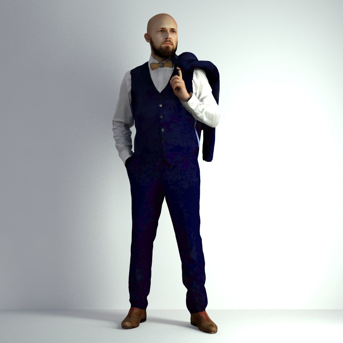 3D Scan Man Night Suit 012 3D model_44