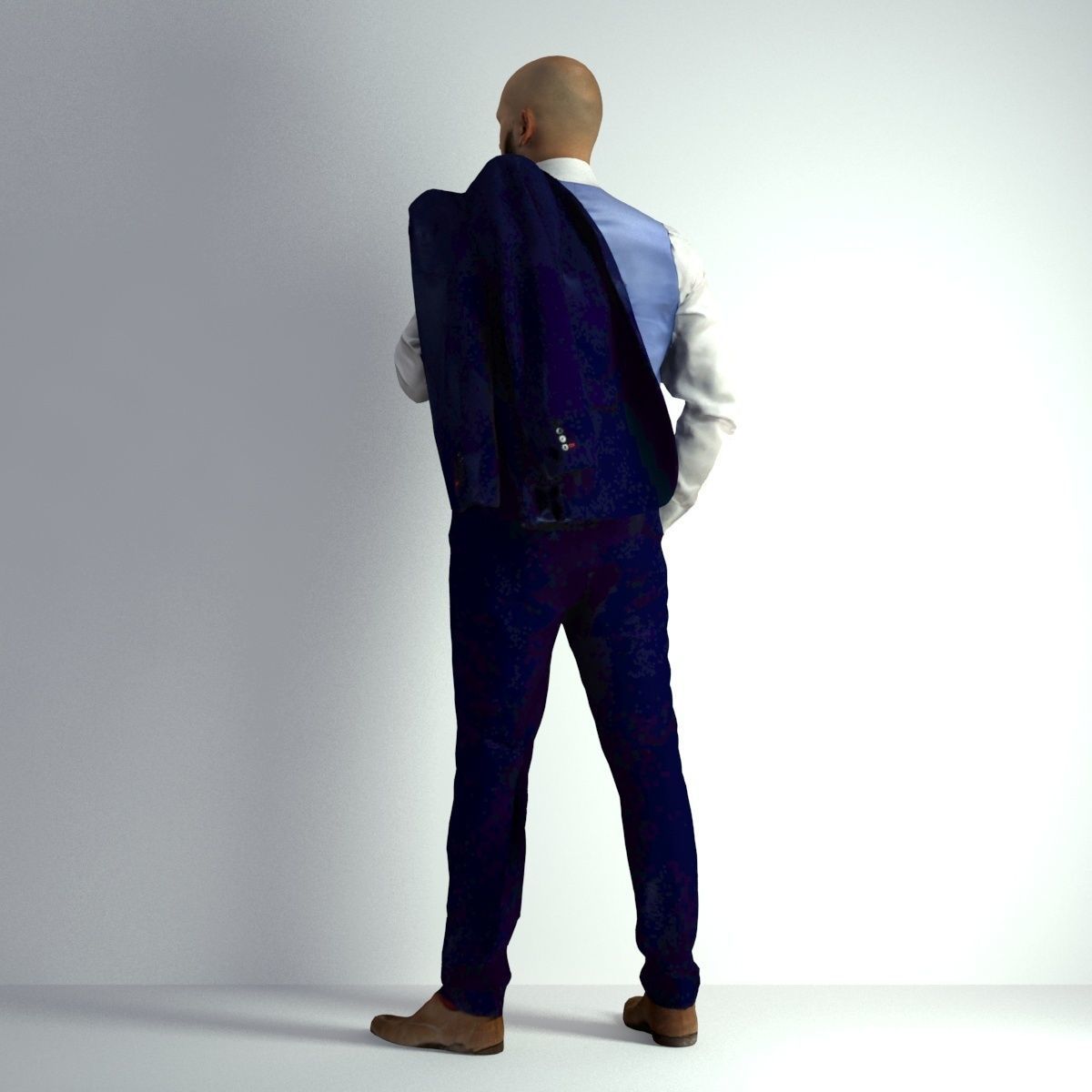 3D Scan Man Night Suit 012 3D model_29