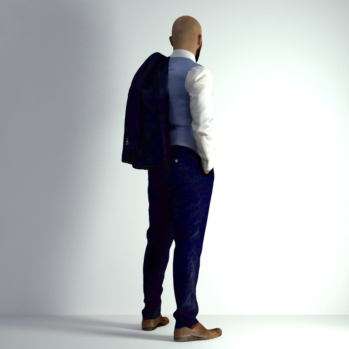 3D Scan Man Night Suit 012 3D model_22