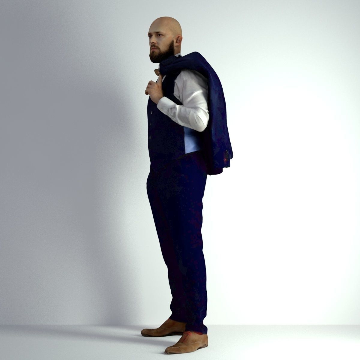 3D Scan Man Night Suit 012 3D model_38