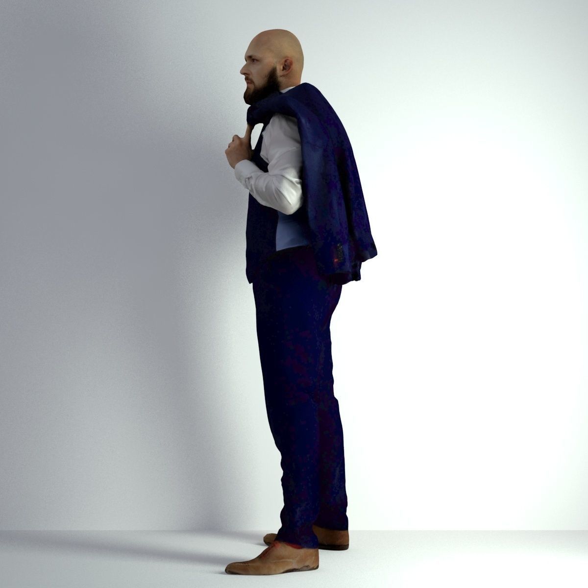 3D Scan Man Night Suit 012 3D model_35