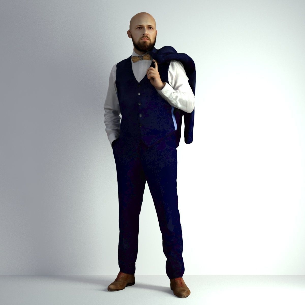 3D Scan Man Night Suit 012 3D model_43
