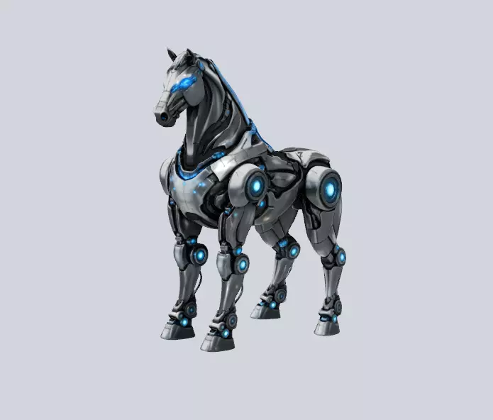 Robot Cyber Horse 3D model