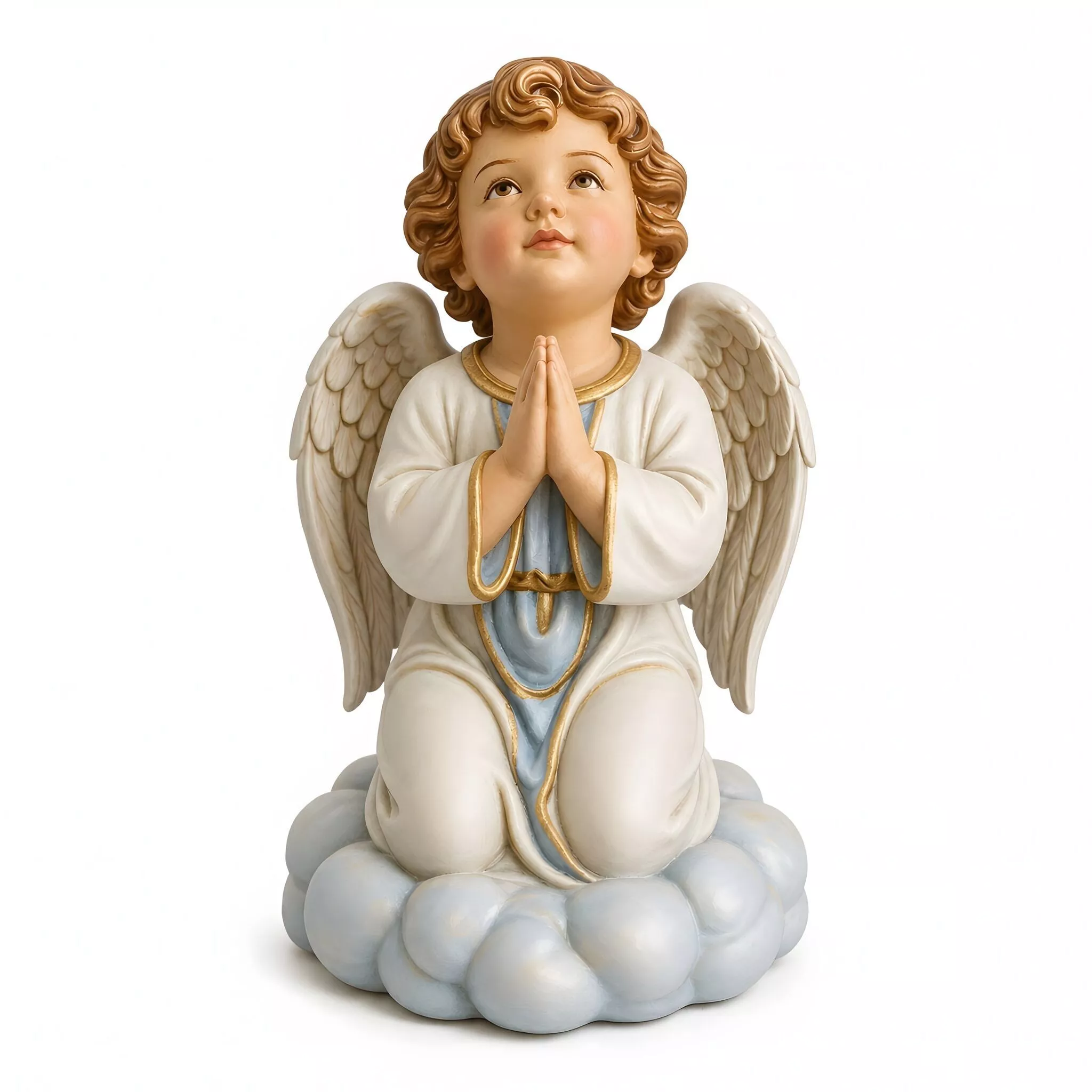 Kneeling Praying Cherub 3D Print Model 3D print model