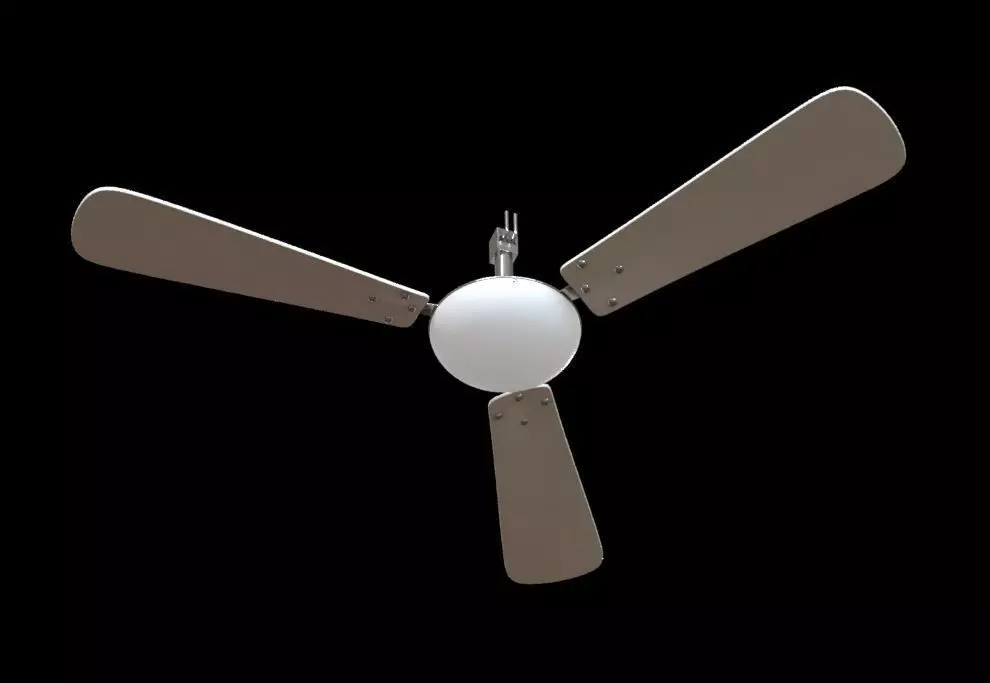 Celling fan 3D model_0