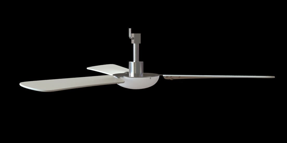 Celling fan 3D model_2